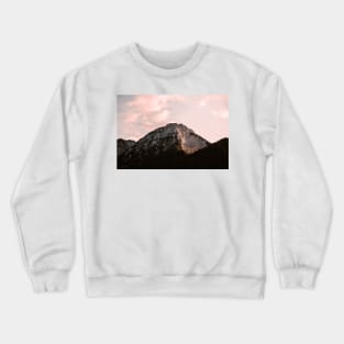 Red Sunset on Rocky Mountain Crewneck Sweatshirt